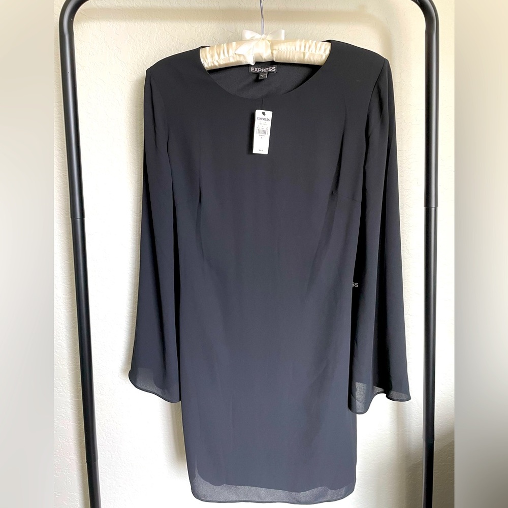 Express Open Back Bell Sleeve Dress 4